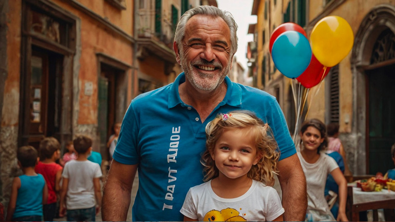 maglietta strana per la festa del papà